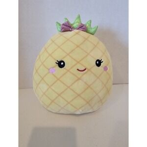 Kellytoy Squishmallow Lulu The Pineapple 8 inch Plush Toy